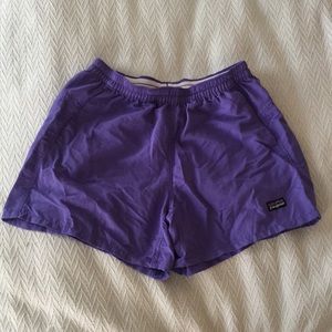 Patagonia gym shorts!